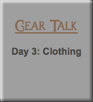  Gear Talk Day 3: Clothing 